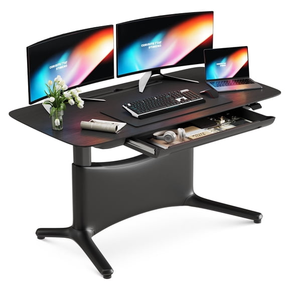 ERGONOMIC STANDING DESK with Smart Memory & Cable Management – Adjustable Height Desk for Home Office
