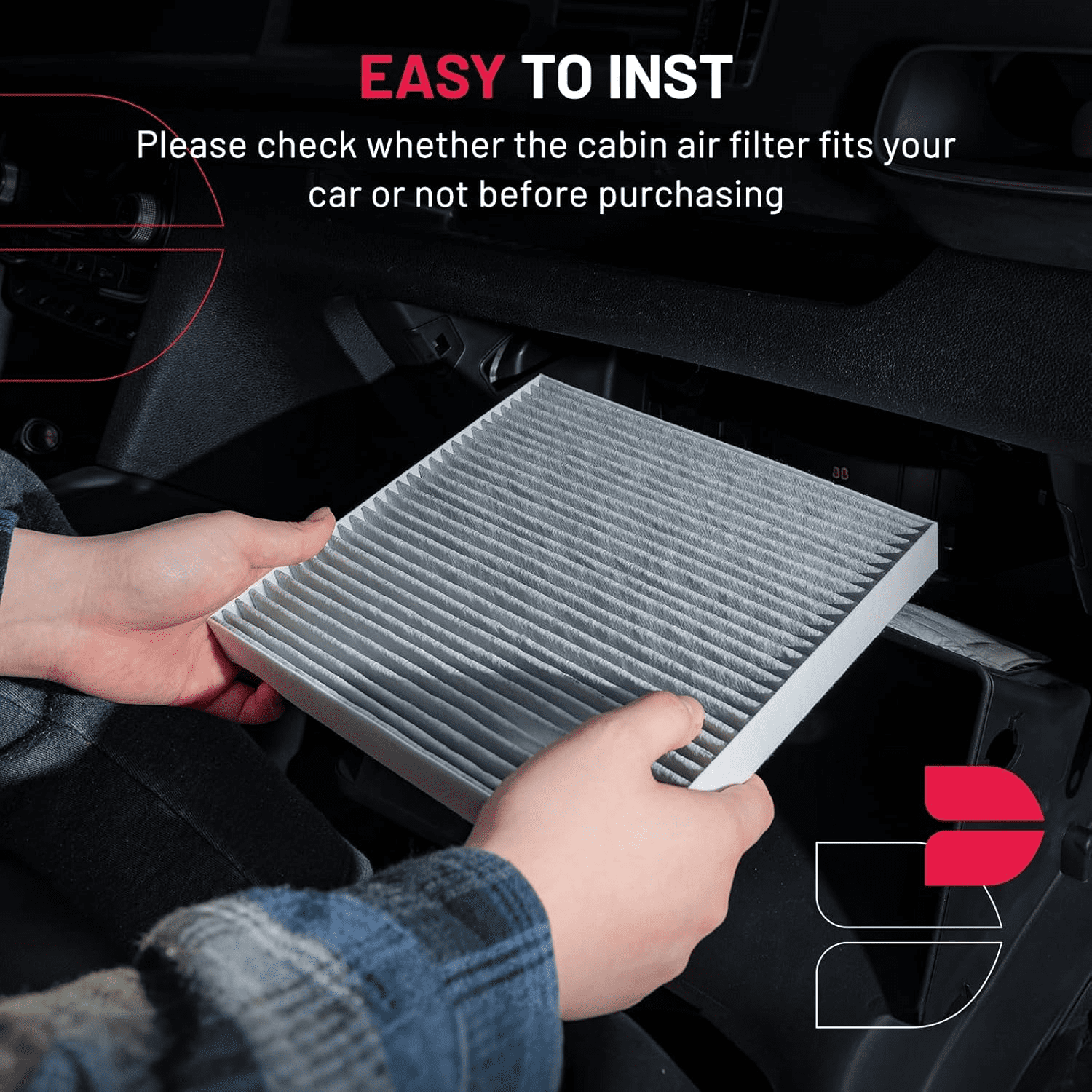 ERHLRR Air filters for vehicle motors and engines, ERHLRR Engine Air Filter Compatible with Toyota, Dodge, Jeep & Lexus Models