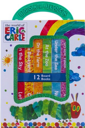 P I KIDS; EDITORS OF PHOENIX INTERNATIONAL PUBLICATIONS; ERIC CARLE ERIC CARLE: World of Eric Carle: 12 Board Books (Hardcover)