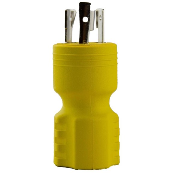 ERICSON MFG CO 1740, Wiring Device Adapter, 2P 3W, Locking/Straight Blade, 1pc