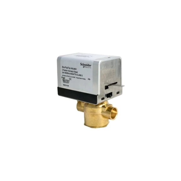 ERIE CONTROLS VT2212G13A020 24v 12 Sweat, 2 Way N.C. 2.5cv Zone Valve 30 PSI