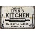 thumbnail image 1 of ERIN'S Kitchen Farmhouse Sign Gift Gift 12x18 Metal 112180033163, 1 of 1