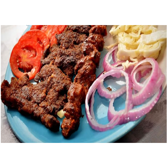 ERIOGO Suya Pepper | Spice Authentic Nigerian Yaji, Premium African Seasoning Powder | Pepper mix for Beef Steak, Chicken, Seafood & BBQ Dry Rub 100g