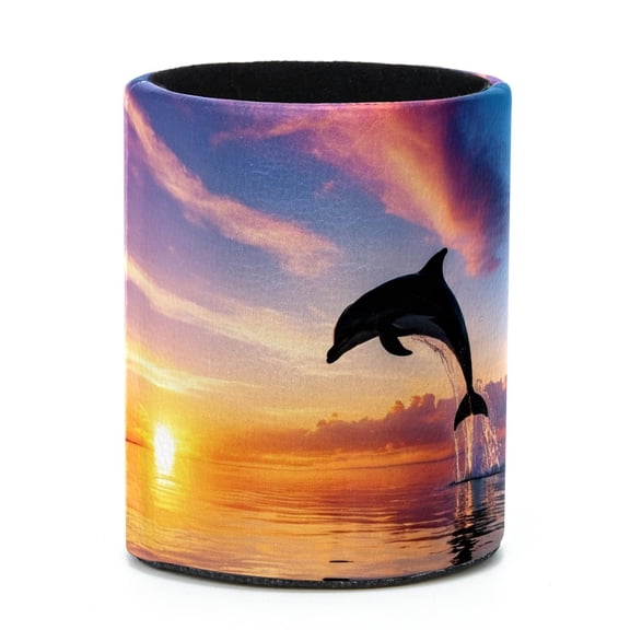 ERJLKXP Sea Animals Dolphin Small Pen & Pencils Holder for Desk Organizer,Desktop Stationery Storage for Office Supplies, Pencils and Makeup Brush Holder