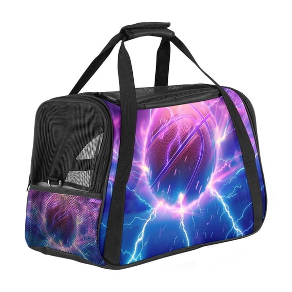 ERJLKXP Space Basketball Portable Dog Carrier Bag & Cozy Cat Carrying Case for Small Pets,Puppy Soft-Sided Pet Travel Bag