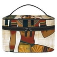 thumbnail image 1 of ERJLKXP Vintage Ethnic Tribe Makeup Bags Travel Cosmetic Bag Case, Large Capacity Organizer and Storage, Portable Pouch Toiletry bag for Women & Girls, 1 of 7