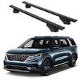 thumbnail image 1 of ERKUL 220lbs Roof Rack Cross Bars for 2022-2025 KIA Carnival & Carnival Hybrid | Aluminum Crossbars with Anti Theft Lock for Rooftop | Compatible with Raised Rails - Black, 1 of 7