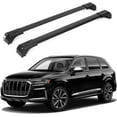 thumbnail image 1 of ERKUL 220lbs Roof Rack Cross Bars for Audi Q7 2016-2025 | Aluminum Crossbars with Anti Theft Lock for Rooftop | Compatible with Fixed Points Roofs - Black, 1 of 6
