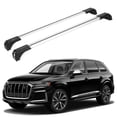 thumbnail image 1 of ERKUL 220lbs Roof Rack Cross Bars for Audi Q7 2016-2025 | Aluminum Crossbars with Anti Theft Lock for Rooftop | Compatible with Fixed Points Roofs - Silver, 1 of 6