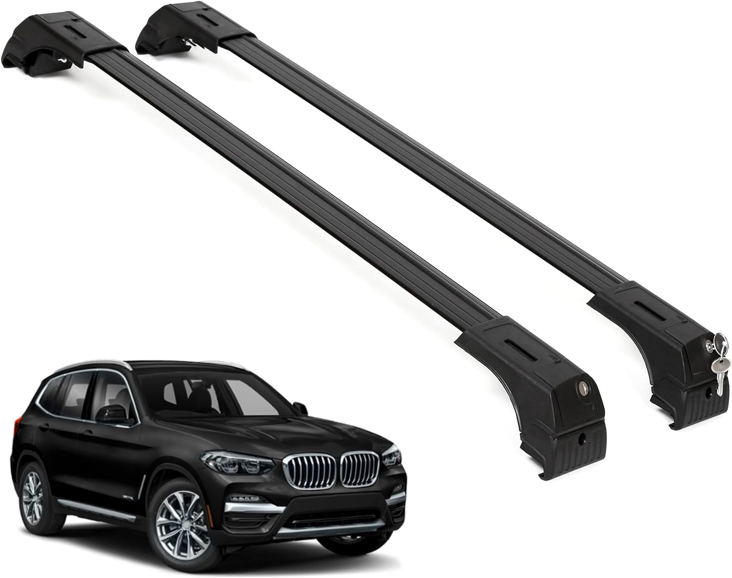 ERKUL 220lbs Roof Rack Cross Bars for BMW X3 G01 2018-2025 | Aluminum ...
