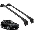 thumbnail image 1 of ERKUL 220lbs Roof Rack Cross Bars for BMW X3 G01 2018-2025 | Aluminum Crossbars with Anti Theft Lock for Rooftop | Compatible with Flush Rails - Black, 1 of 8