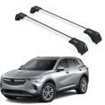 thumbnail image 1 of ERKUL 220lbs Roof Rack Cross Bars for Buick Envision 2021-2025 | Aluminum Crossbars with Anti Theft Lock for Rooftop | Compatible with Flush Rails - Silver, 1 of 7
