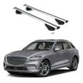 thumbnail image 1 of ERKUL 220lbs Roof Rack Cross Bars for Genesis GV70 Electrified EV 2023-2025 | Aluminum Crossbars with Anti Theft Lock for Rooftop | Compatible with Flush Rails - Silver, 1 of 7
