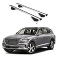 thumbnail image 1 of ERKUL 220lbs Roof Rack Cross Bars for Genesis GV80 2021-2025 | Aluminum Crossbars with Anti Theft Lock for Rooftop | Compatible with Flush Rails - Silver, 1 of 7