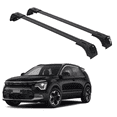 thumbnail image 1 of ERKUL 220lbs Roof Rack Cross Bars for Kia NIRO 2023-2025 | Aluminum Crossbars with Anti Theft Lock for Rooftop | Compatible with Flush Rails - Black, 1 of 7
