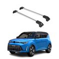 thumbnail image 1 of ERKUL Heavy Duty 220lb Roof Rack Cross Bars for Kia Soul X-Line 2020-2025 | Solid Metal Mounts | Aluminum Crossbars with Anti Theft Lock for Rooftop - Compatible with Flush Rails - Silver, 1 of 1