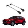 thumbnail image 1 of ERKUL Heavy Duty 220lb Roof Rack Cross Bars for Mazda CX-30 2020-2024 | Solid Metal Mounts | Aluminum Crossbars with Anti Theft Lock for Rooftop - Compatible with Flush Rails - Silver, 1 of 1