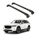 thumbnail image 1 of ERKUL Heavy Duty 220lb Roof Rack Cross Bars for Mazda CX-90 2024 | Solid Metal Mounts | Aluminum Crossbars with Anti Theft Lock for Rooftop - Compatible with Flush Rails - Black, 1 of 1