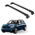 thumbnail image 1 of ERKUL Heavy Duty 220lb Roof Rack Cross Bars for Mini Cooper Countryman 2011-2016 | Solid Metal Mounts | Aluminum Crossbars with Anti Theft Lock for Rooftop - Compatible with Flush Rails - Black, 1 of 5