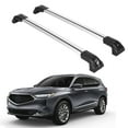 thumbnail image 1 of ERKUL Heavy Duty 220lbs Roof Rack Cross Bars for Acura MDX 2022-2025 | Solid Metal Mounts | Aluminum Crossbars with Anti Theft Lock for Rooftop - Compatible with Flush Rails - Silver, 1 of 5