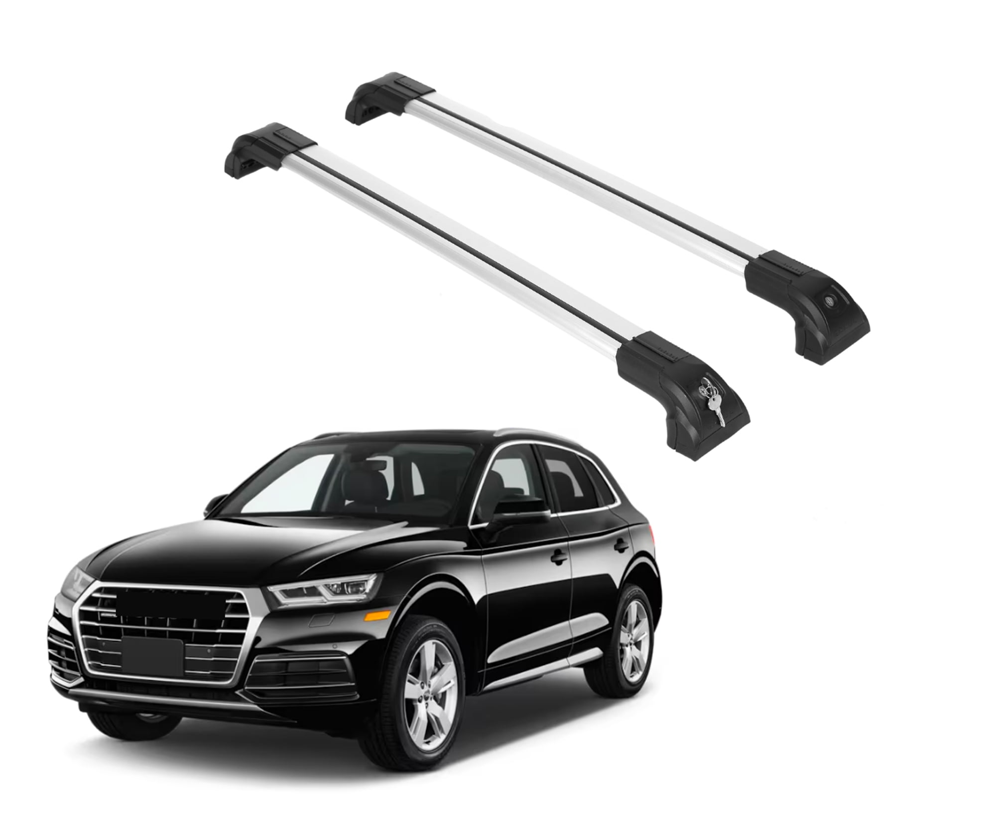 ERKUL Heavy Duty 220lbs Roof Rack Cross Bars for Audi Q5 20182024