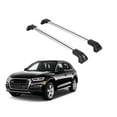 thumbnail image 1 of ERKUL Heavy Duty 220lbs Roof Rack Cross Bars for Audi Q5 2018-2025 | Solid Metal Mounts | Aluminum Crossbars with Anti Theft Lock for Rooftop - Compatible with Flush Rails - Silver, 1 of 1