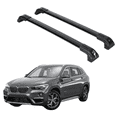 thumbnail image 1 of ERKUL Heavy Duty 220lbs Roof Rack Cross Bars for BMW X1 F48 2016-2022 | Solid Metal Mounts | Aluminum Crossbars with Anti Theft Lock for Rooftop - Compatible with Flush Rails - Black, 1 of 6