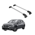 thumbnail image 1 of ERKUL Heavy Duty 220lbs Roof Rack Cross Bars for BMW X1 F48 2016-2022 | Solid Metal Mounts | Aluminum Crossbars with Anti Theft Lock for Rooftop - Compatible with Flush Rails - Silver, 1 of 5
