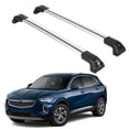 thumbnail image 1 of ERKUL Heavy Duty 220lbs Roof Rack Cross Bars for Buick Envision 2021-2025 | Solid Metal Mounts | Aluminum Crossbars with Anti Theft Lock for Rooftop - Compatible with Flush Rails - Silver, 1 of 5