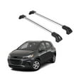 thumbnail image 1 of ERKUL Heavy Duty 220lbs Roof Rack Cross Bars for Chevrolet Chevy Trax 2013-2022 | Solid Metal Mounts | Aluminum Crossbars with Anti Theft Lock for Rooftop - Compatible with Raised Rails - Silver, 1 of 5