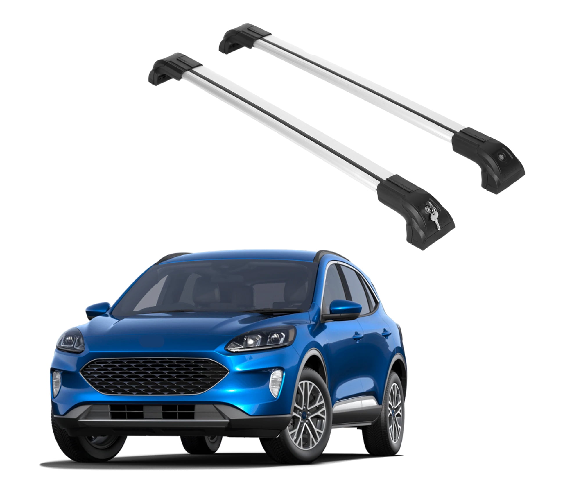 ERKUL Heavy Duty 220lb Roof Rack Cross Bars for Ford Escape (No Sunroof