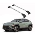 thumbnail image 1 of ERKUL Heavy Duty 220lbs Roof Rack Cross Bars for Hyundai Kona & Kona Electric 2024-2025 | Solid Metal Mounts | Aluminum Crossbars with Anti Theft - Compatible with Flush Rails -Silver, 1 of 8
