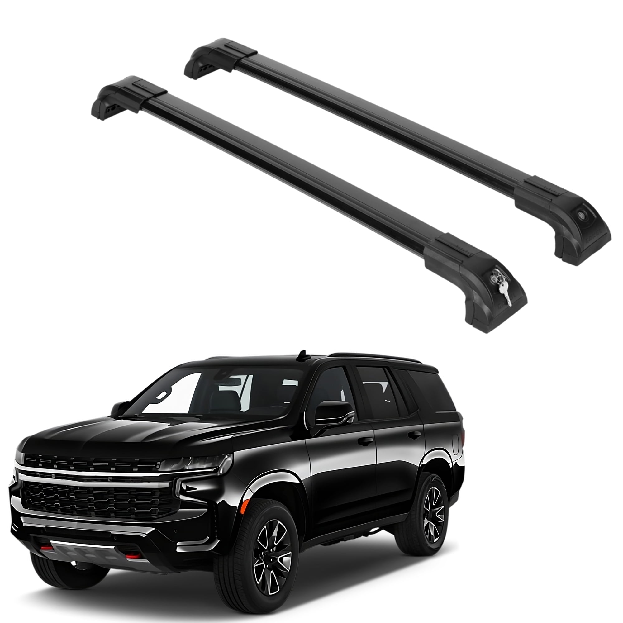 ERKUL Heavy Duty Roof Rack Cross Bars for Chevrolet Chevy Tahoe 2021