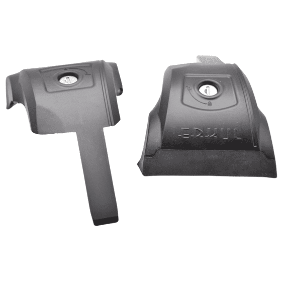 ERKUL Heavy Duty Roof Rack Cross Bars Replacement Part for Locking System - Locking Cover Compatible for ERKUL Crossbars Strong V2 Flush Side Rails - 2 Right Cover