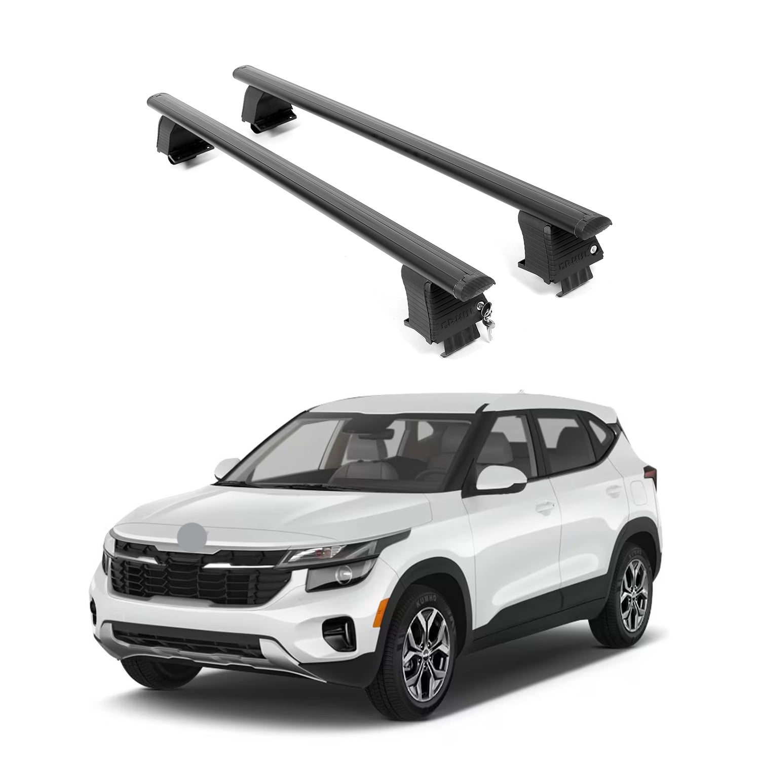 Car Roof Rack ERKUL Roof Rack Cross Bars For Kia NIRO 2023-2025