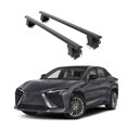 thumbnail image 1 of ERKUL Roof Rack Cross Bars for 2023-2025 Lexus RZ 350e / 450e | Aluminum Crossbars with Anti Theft Lock for Rooftop | Compatible with Bare/Naked Roofs - Black, 1 of 7