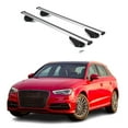 thumbnail image 1 of ERKUL Roof Rack Cross Bars for Audi A3 Sportback e-tron 2016-2018 | Aluminum Crossbars with Anti Theft Lock for Rooftop | Compatible with Flush Rails - Silver, 1 of 7