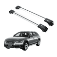 thumbnail image 1 of ERKUL Roof Rack Cross Bars for Audi A4 Allroad 2016-2025 | Aluminum Crossbars with Anti Theft Lock for Rooftop | Compatible with Raised Rails - Silver, 1 of 8