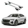 thumbnail image 1 of ERKUL Roof Rack Cross Bars for Audi e-tron Sportback 2020-2023 | Aluminum Crossbars with Anti Theft Lock for Rooftop | Compatible with Flush Rails - Silver, 1 of 7