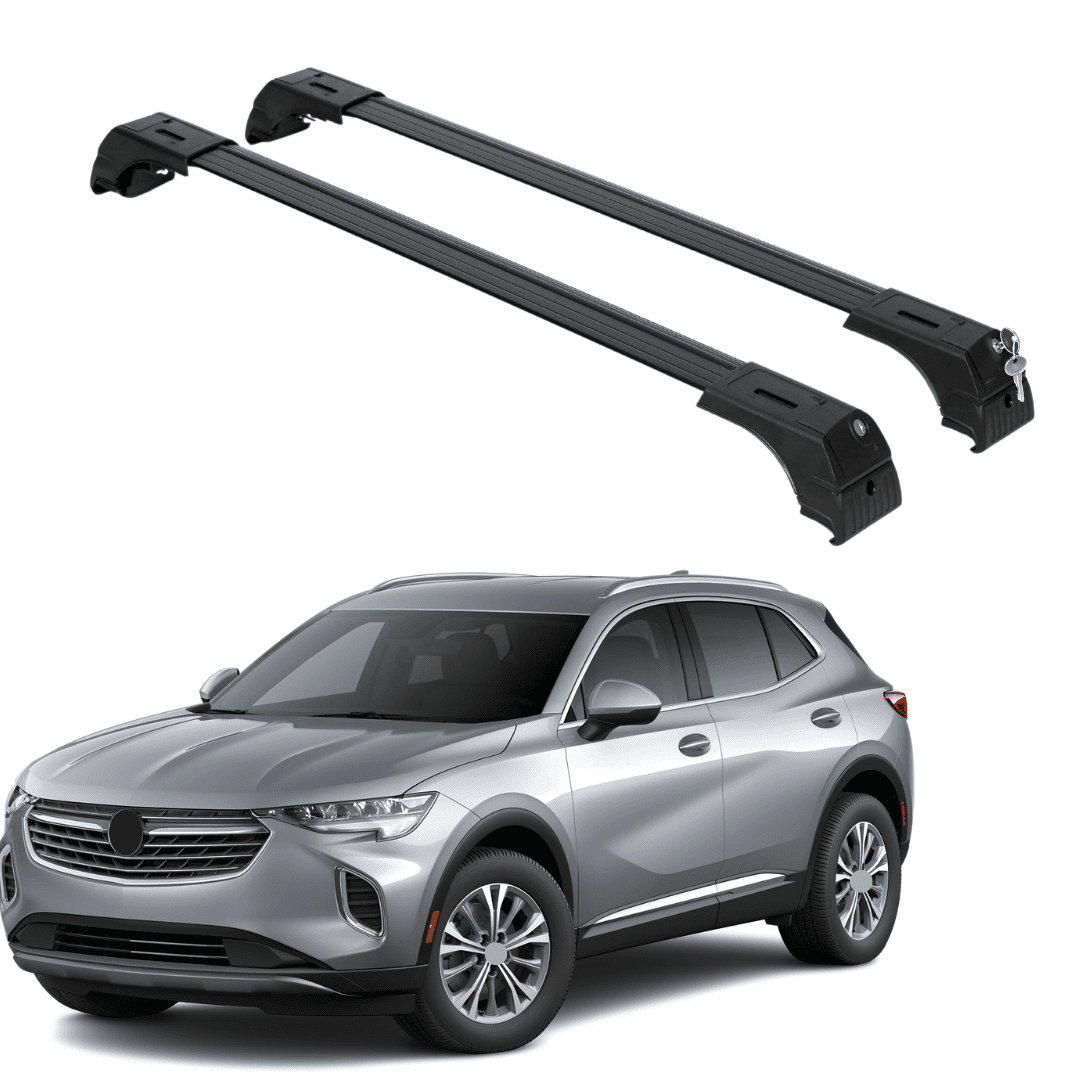 ERKUL Heavy Duty Roof Rack Cross Bars For Toyota RAV4 2019-2025 (Excludes Adventure/TRD) - Black, 220 Lb Capacity
