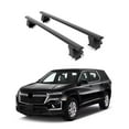 thumbnail image 1 of ERKUL Roof Rack Cross Bars for Chevrolet Chevy Traverse 2018-2024 | Aluminum Crossbars with Anti Theft Lock for Rooftop | Compatible with Bare/Naked Roofs - Black, 1 of 7