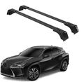 thumbnail image 1 of ERKUL Roof Rack Cross Bars Fit for Lexus UX UX200 UX250H 300h 2019-2025 | Aluminum Crossbars with Anti Theft Lock for Rooftop | Compatible with Flush Rails - Black, 1 of 7