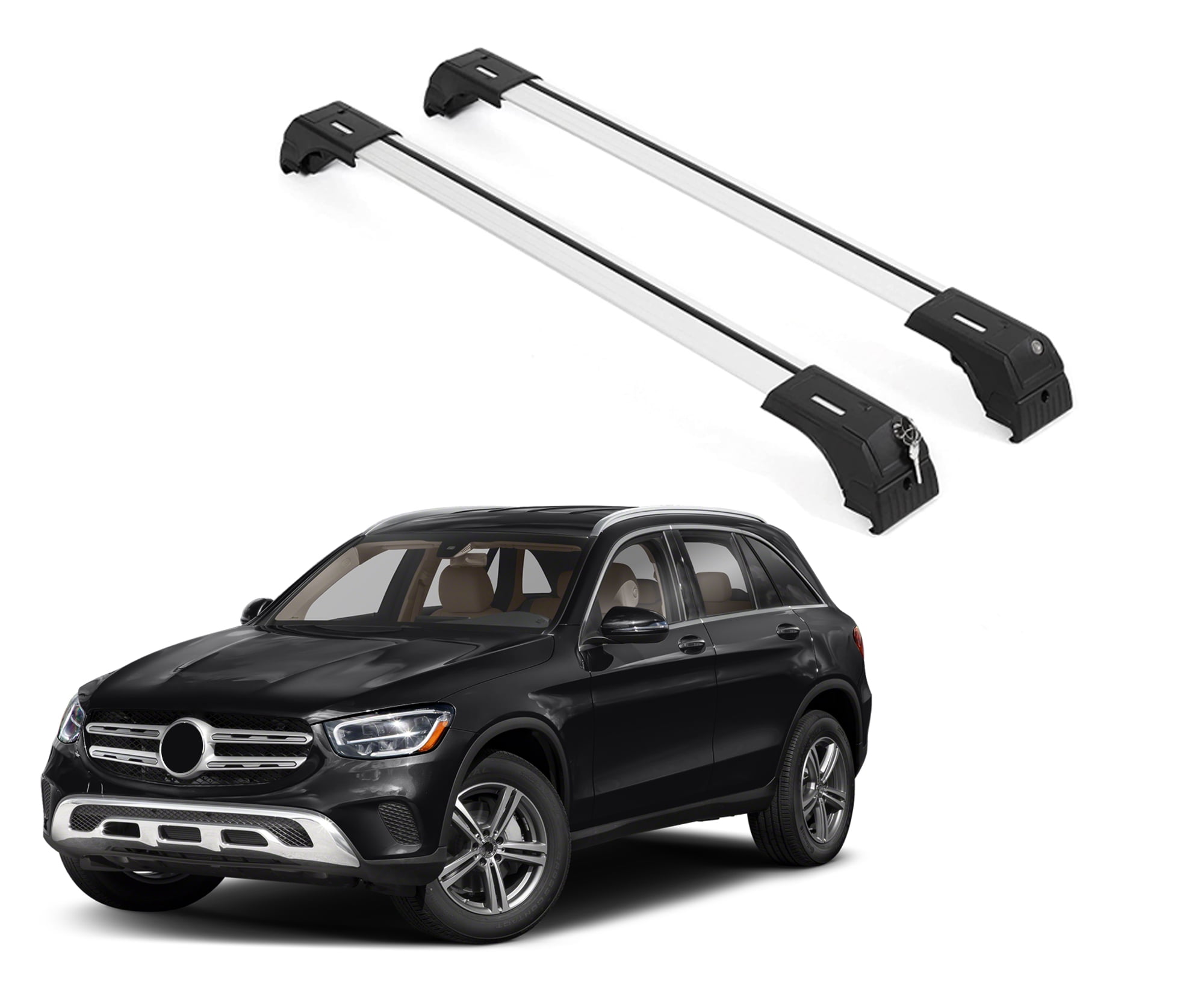 ERKUL Roof Rack Cross Bars for Mercedes Benz GLC Class 20162022 Anti