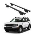 thumbnail image 1 of ERKUL Roof Rack Cross Bars for Ford Bronco Sport 2021-2025 | Aluminum Crossbars with Anti Theft Lock for Rooftop | Compatible with Raised Rails - Black, 1 of 7