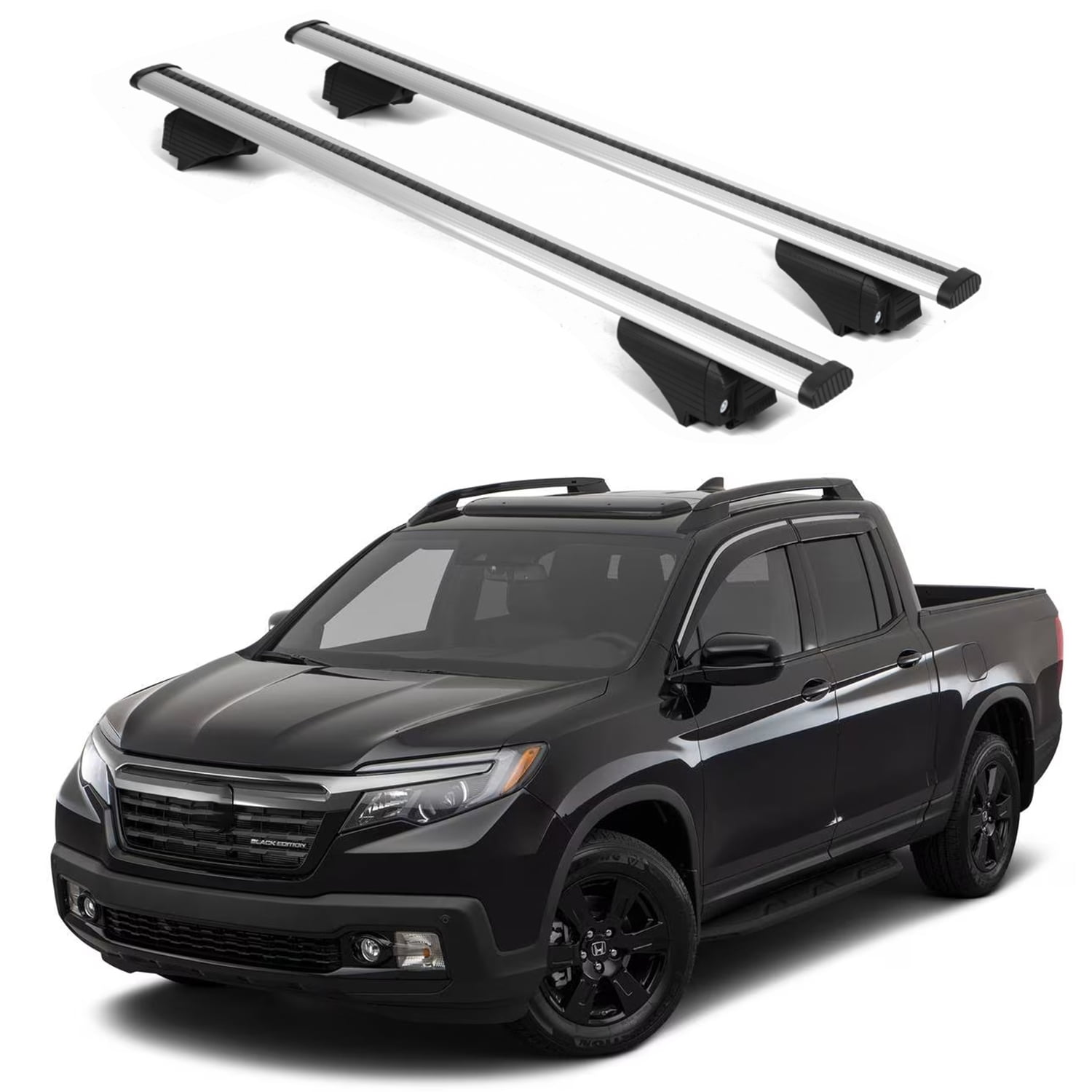 Ridge Rack Rails ERKUL Roof Rack Cross Bars for Honda Ridgeline 2017-2024 | Aluminum ...