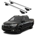 thumbnail image 1 of ERKUL Roof Rack Cross Bars for Honda Ridgeline 2017-2024 | Aluminum Crossbars with Anti Theft Lock for Rooftop | Compatible with Raised Rails - Silver, 1 of 7