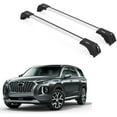 thumbnail image 1 of ERKUL Roof Rack Cross Bars for Hyundai Palisade 2019-2025 | Aluminum Crossbars with Anti Theft Lock for Rooftop | Compatible with Flush Rails - Silver, 1 of 8