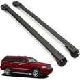 thumbnail image 1 of ERKUL Roof Rack Cross Bars for Jeep Grand Cherokee 2005-2010| Aluminum Crossbars with Anti Theft Lock for Rooftop | Compatible with Raised Rails - Black, 1 of 8