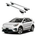 thumbnail image 1 of ERKUL Roof Rack Cross Bars for Kia E-NIRO NIRO EV 2019-2022 | Aluminum Crossbars with Anti Theft Lock for Rooftop | Compatible with Flush Rails - Silver, 1 of 7