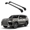 thumbnail image 1 of ERKUL Roof Rack Cross Bars for Lexus LX600 2022-2025 | Anti-Theft Lock Aluminum Crossbars for Rooftop, Cargo Carrier, Luggage, Kayak, Canoe, Bike | Black, 1 of 7